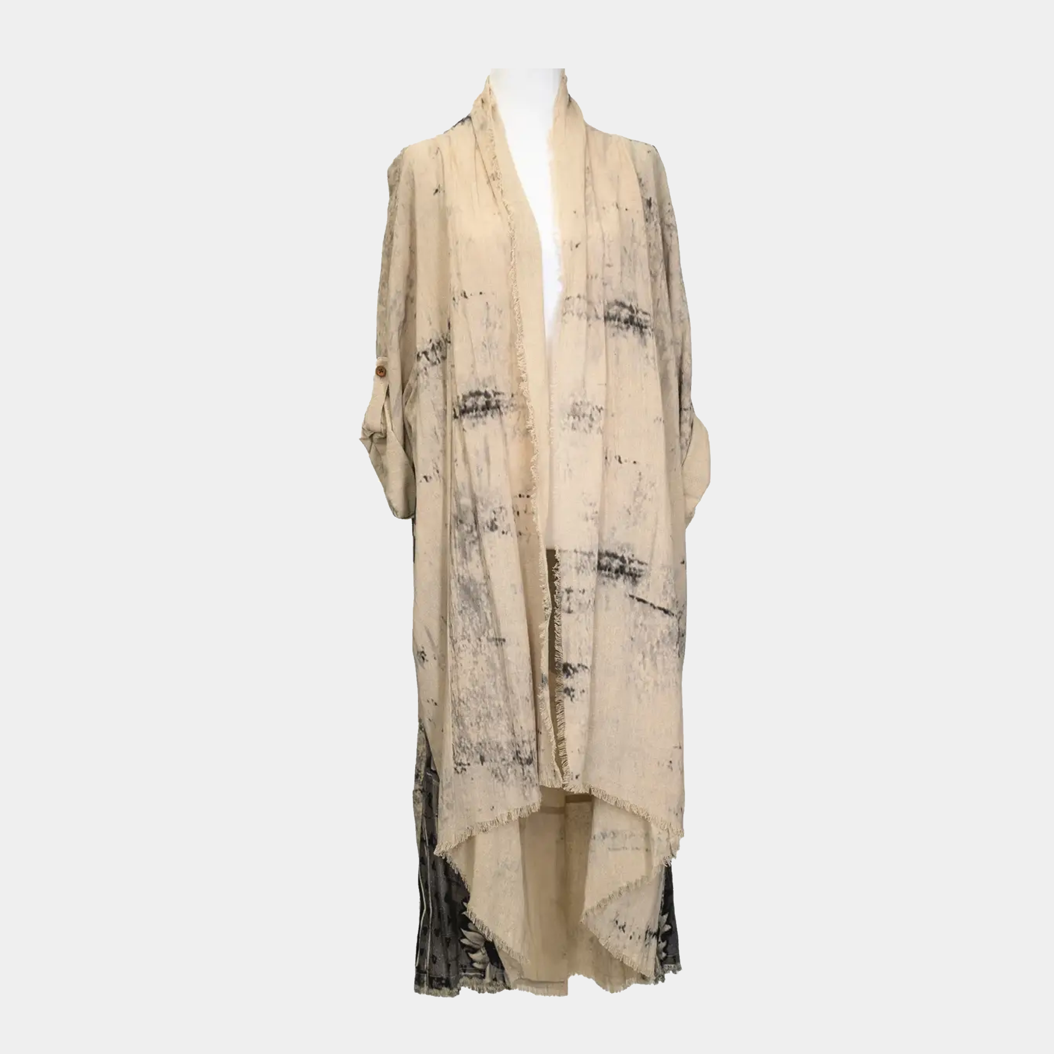 Duster w/Zia Print in Yellow/Red or Ivory/Gray