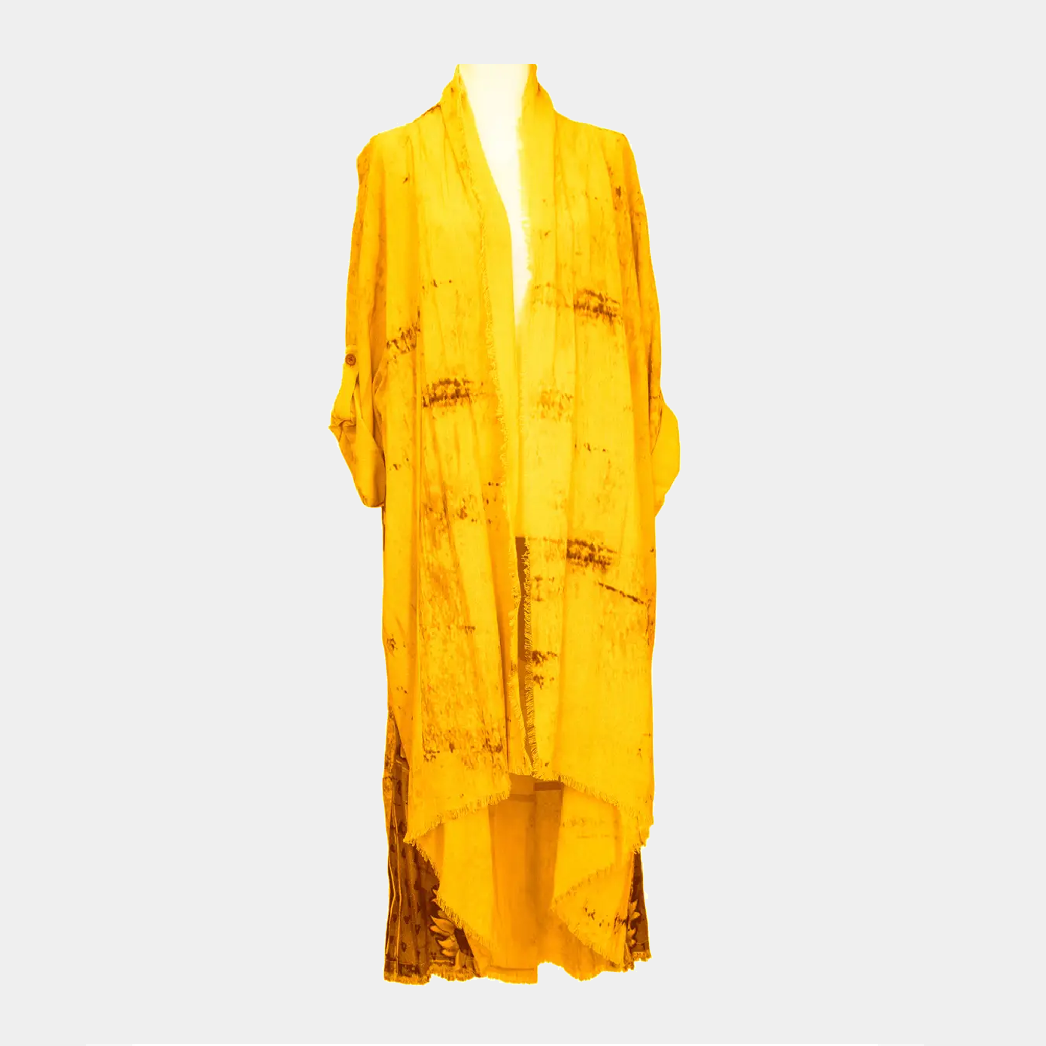 Duster w/Zia Print in Yellow/Red or Ivory/Gray
