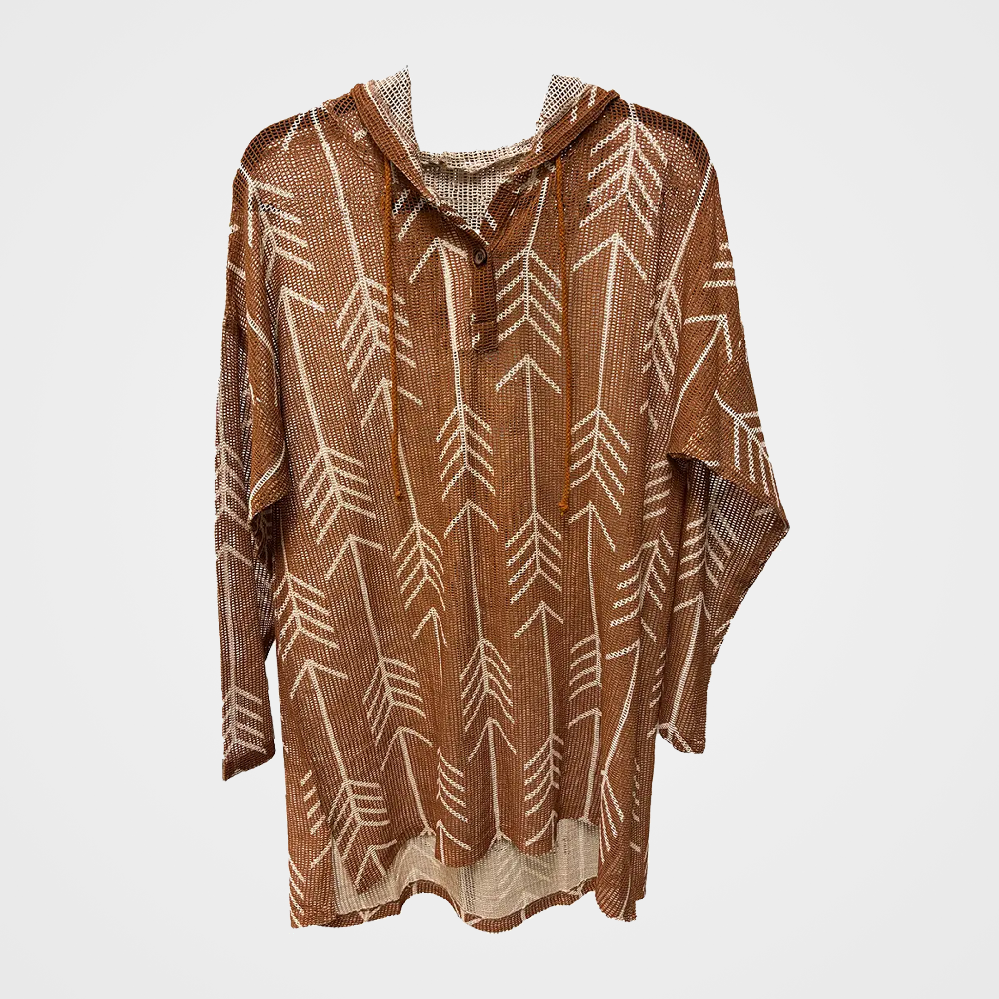 Cotton Mesh Hoodie in Four Pattern/Color Options