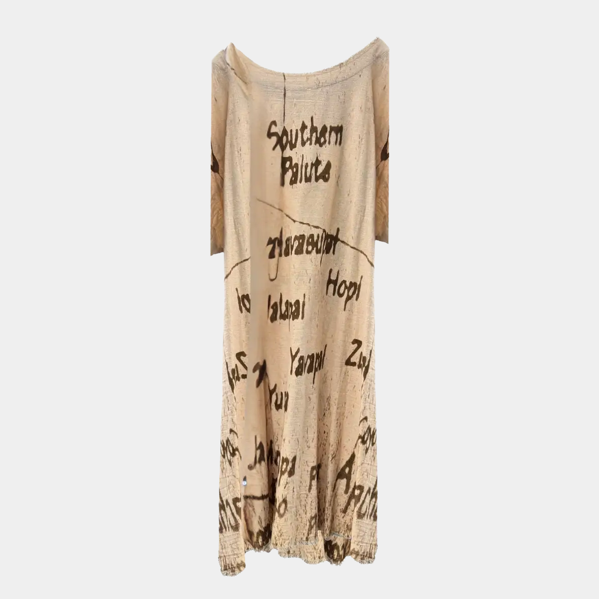 Kaftan Tunic Dress with Tribal Print