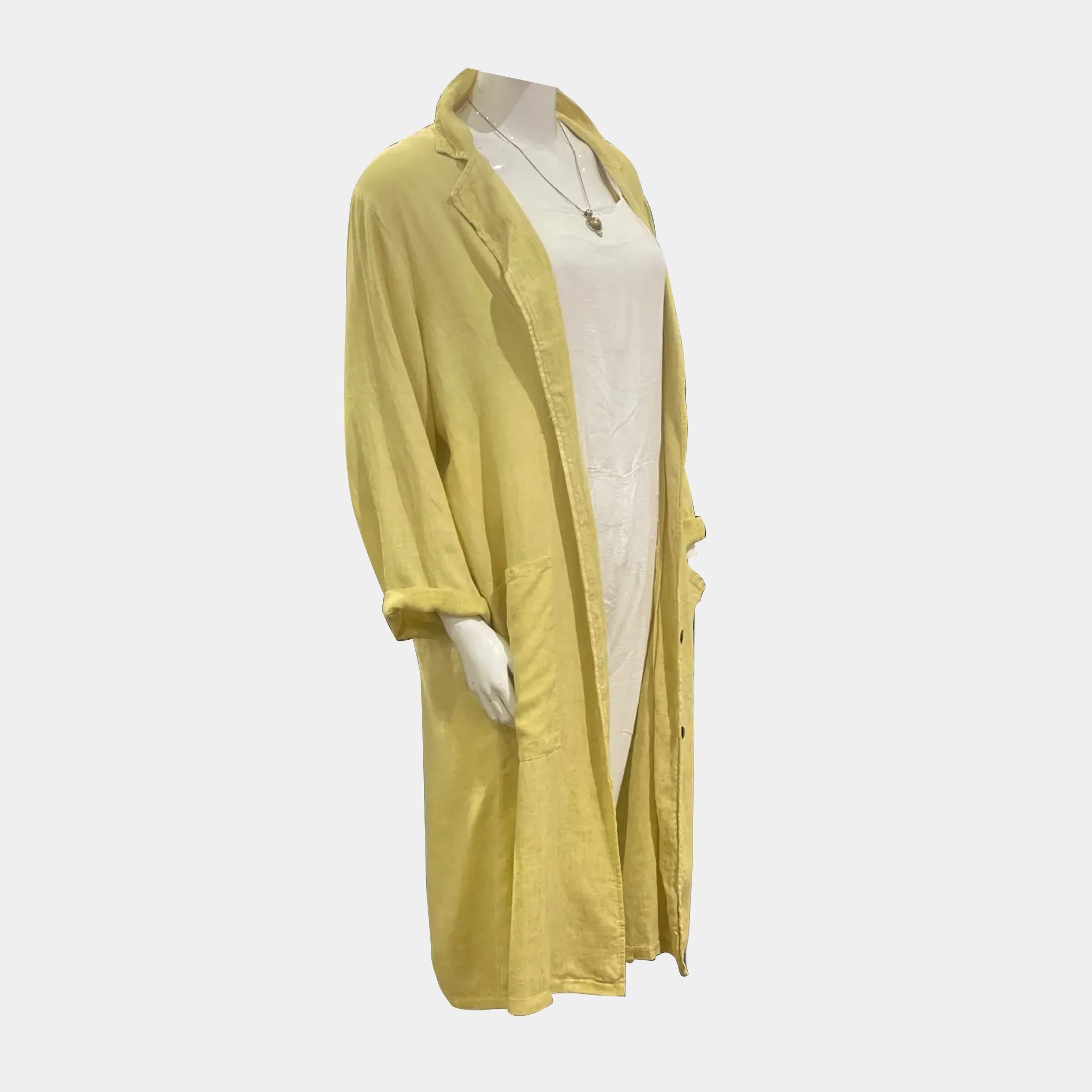 Duster/Cover Up/Button Up in Linen