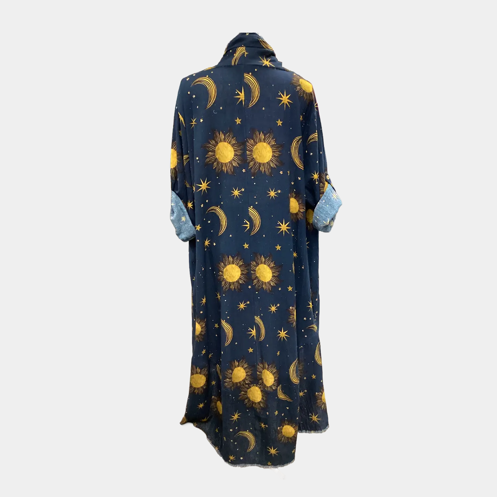 Duster with Celestial Print