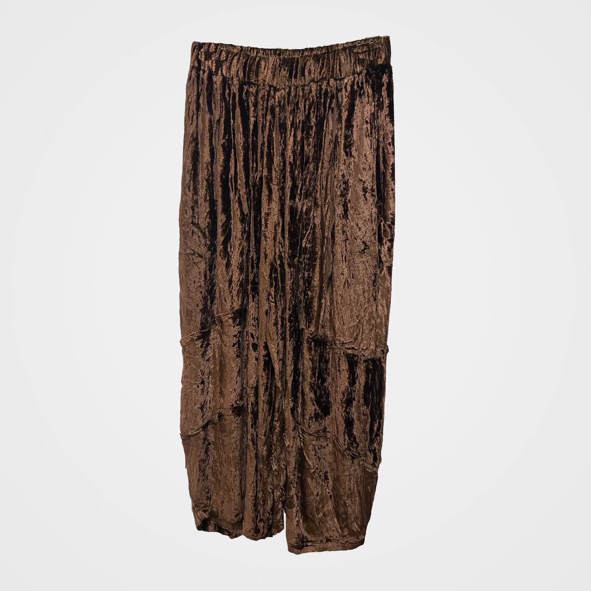 Harem Float Pants in Rayon Velvet