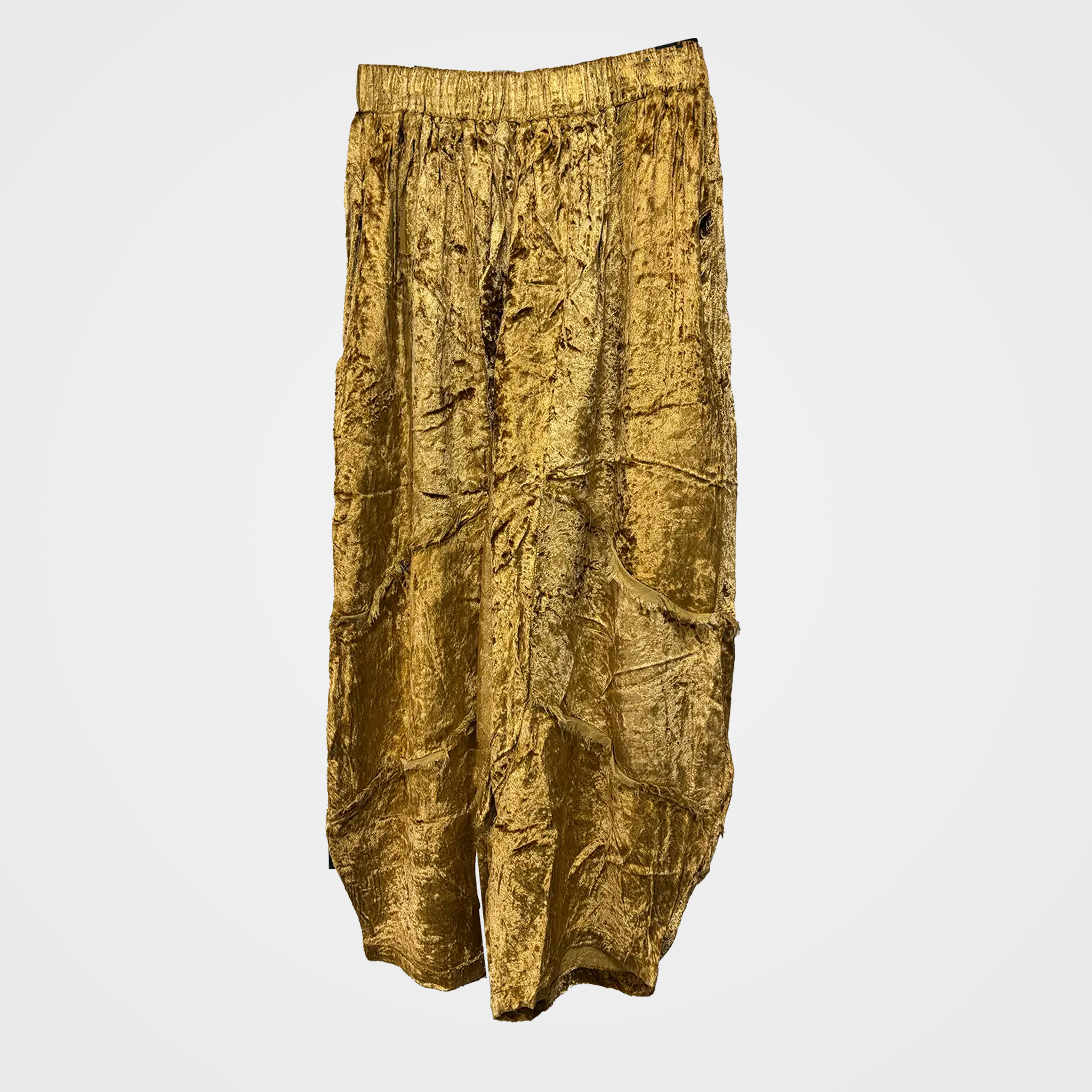 Harem Float Pants in Rayon Velvet