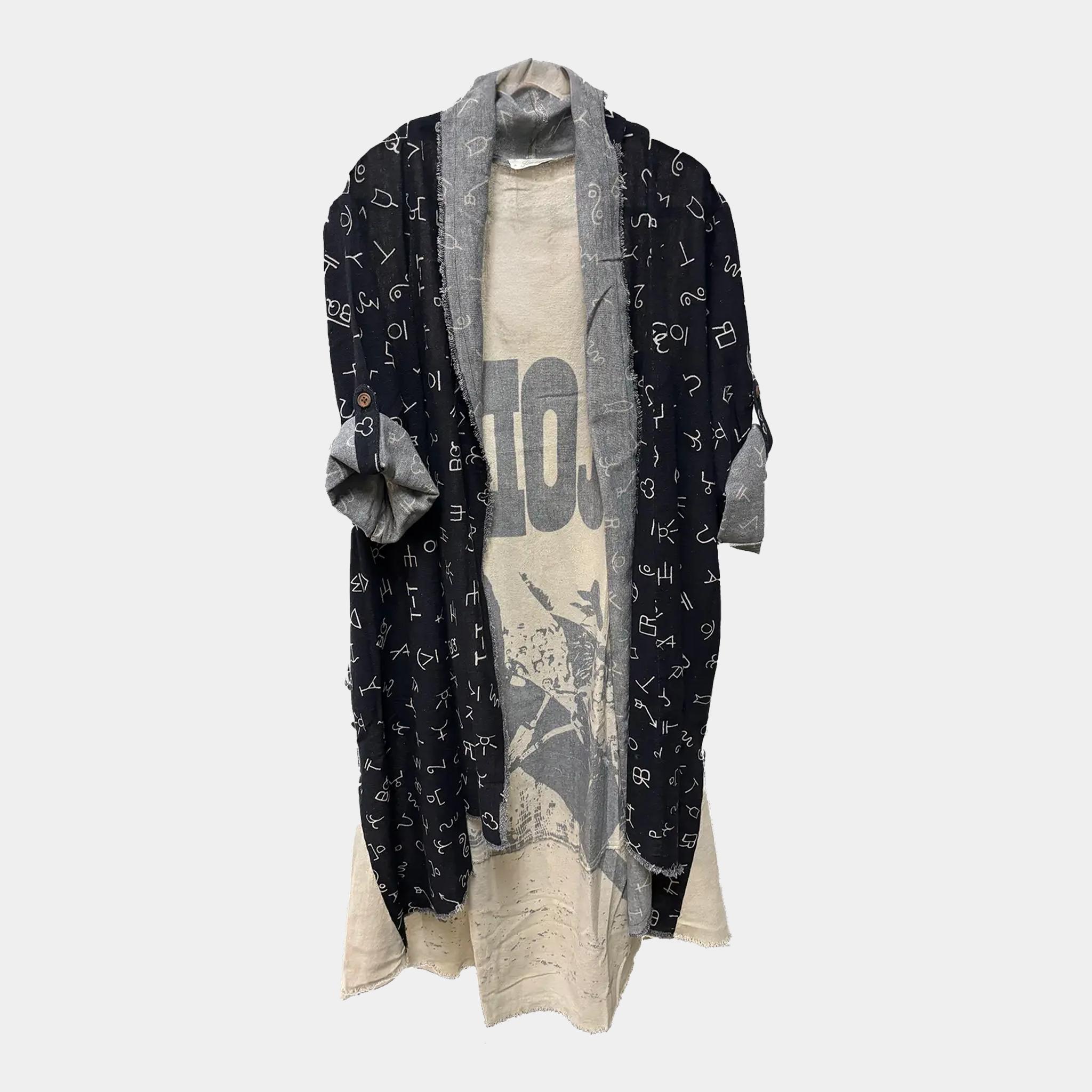 Duster w/ Rodeo & Cattle Brand Prints