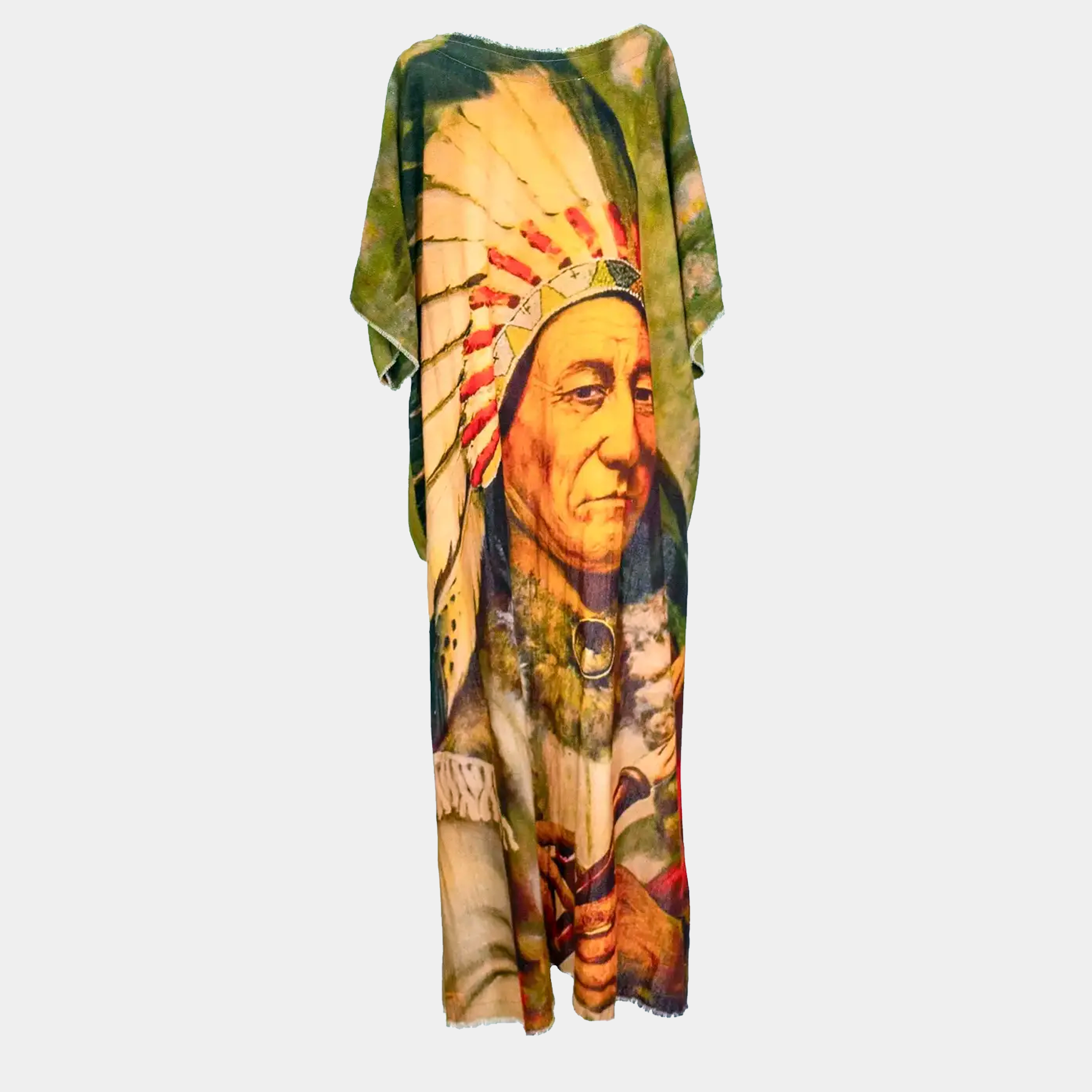 Hi-Lo Tunic – New Mexico Zia Patch (front) & Sitting Bull (back)