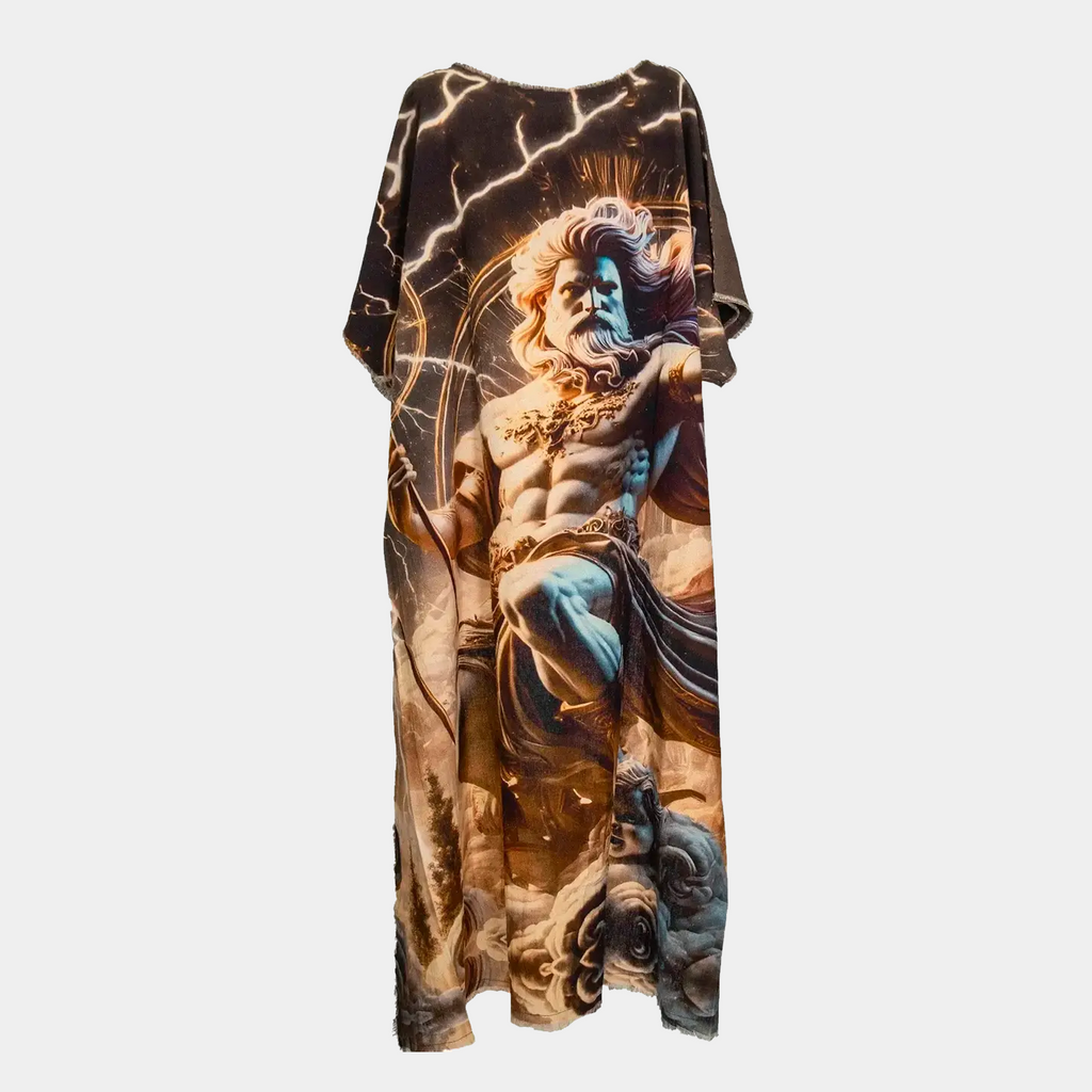 Hi-Lo Tunic with Jupiter with Eyes Patch (Front) & Zeus (Back)