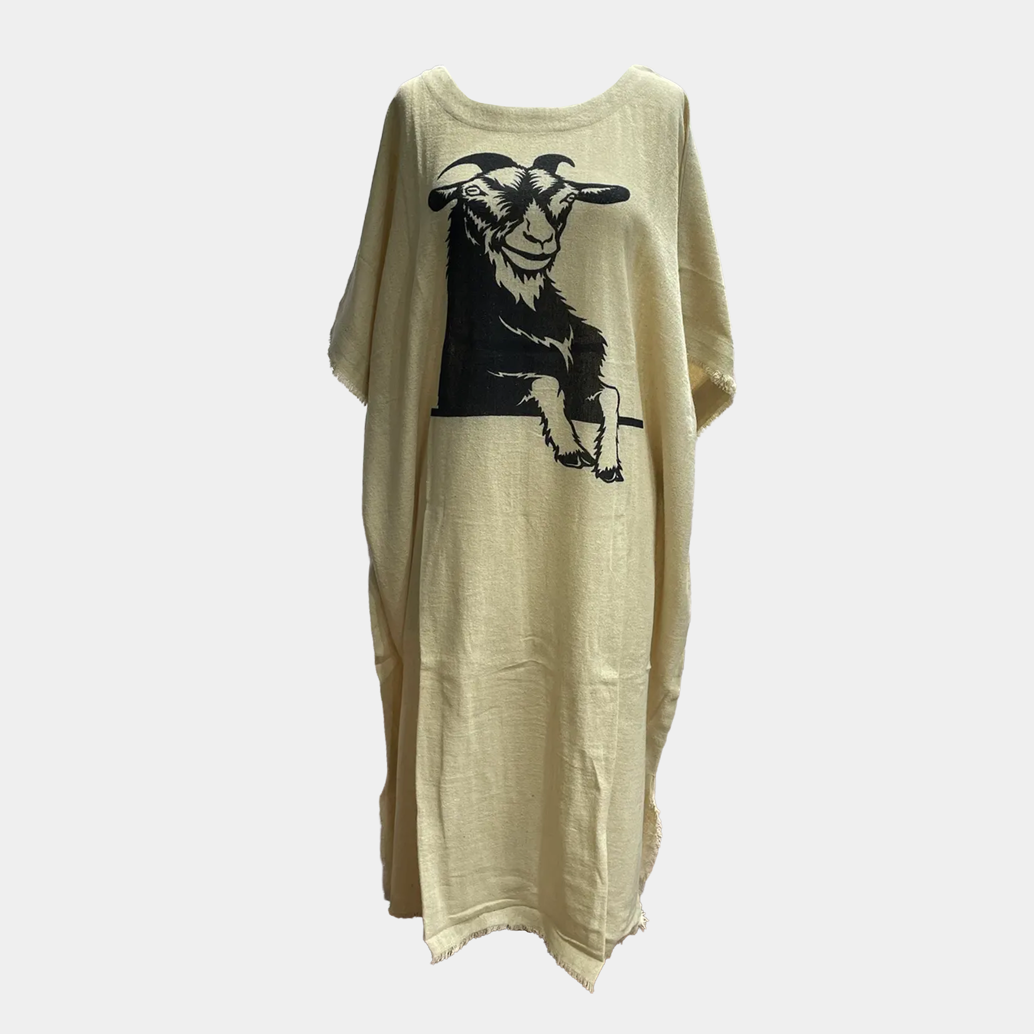Kaftan with Goat Graphic