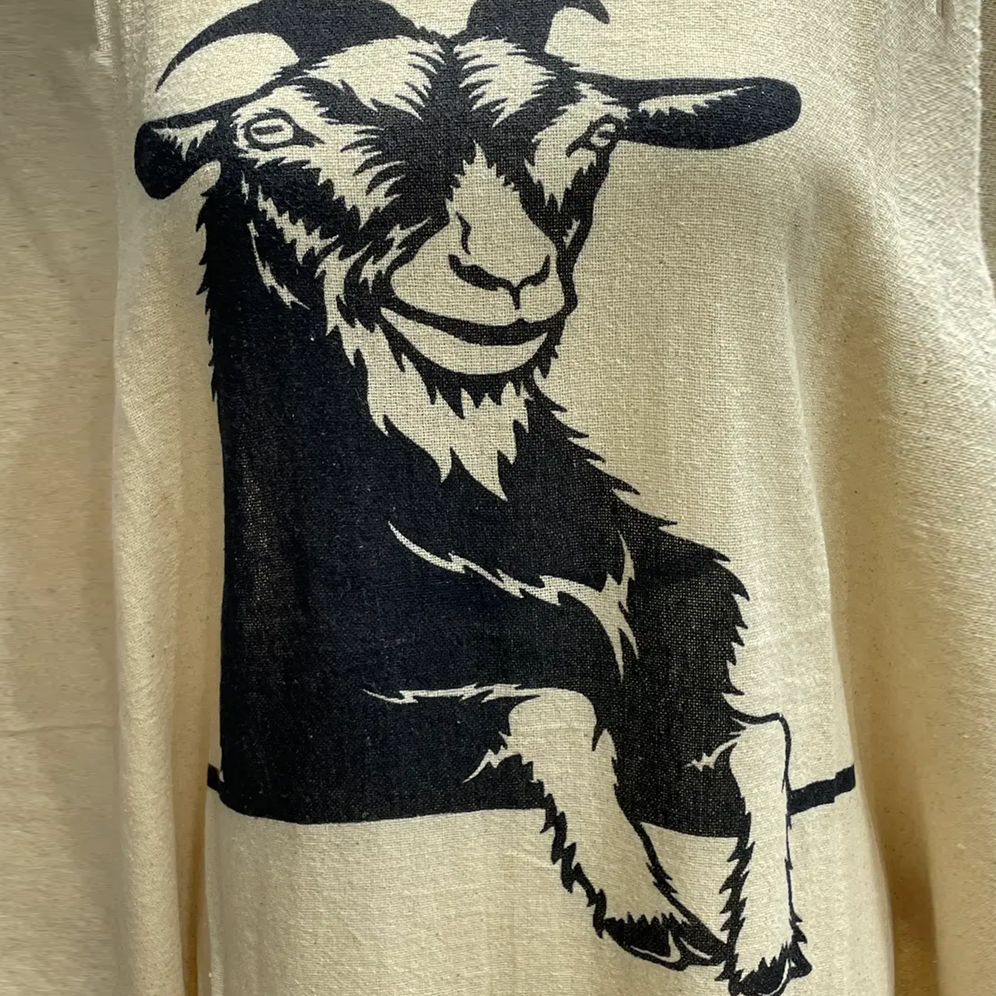 Kaftan with Goat Graphic