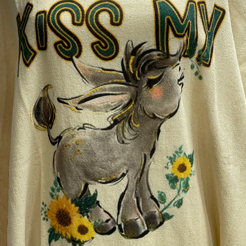 Kaftan with Kiss My (Donkey) Print
