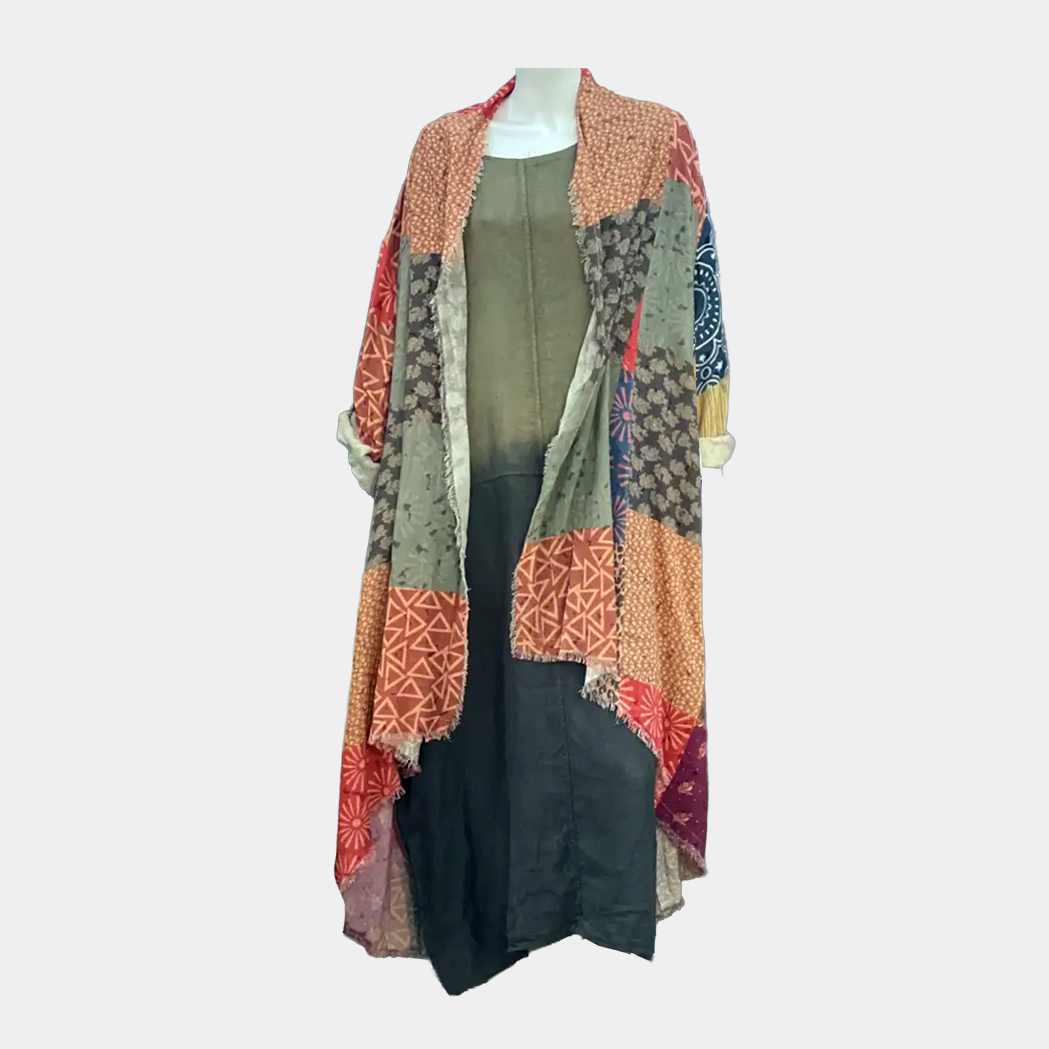 Patchwork Print Duster