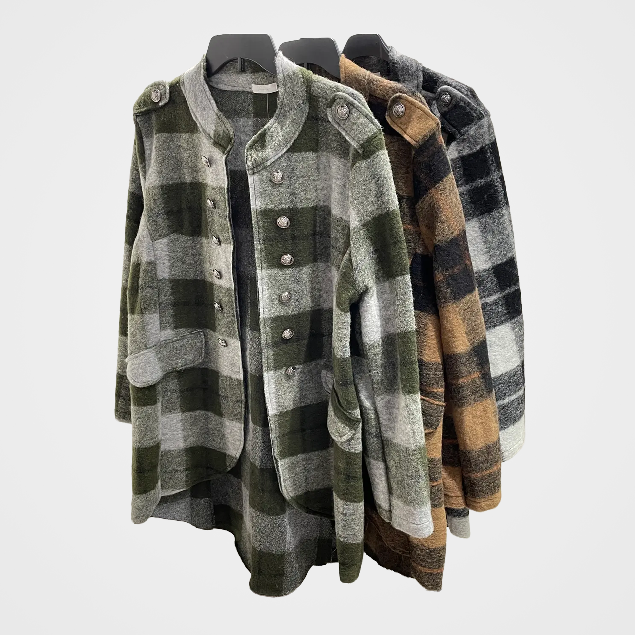 Sgt Pepper Military Style Jacket in Tan, Black, or Olive