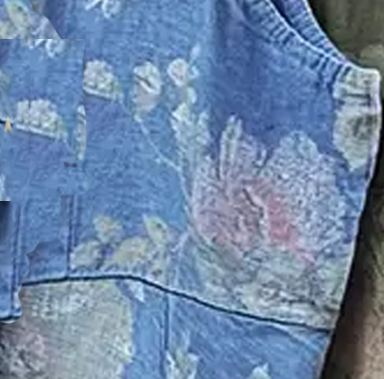 Vintage Floral Linen Dress in Six Colors