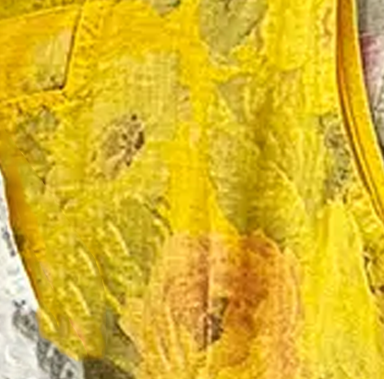 Vintage Floral Linen Dress in Six Colors