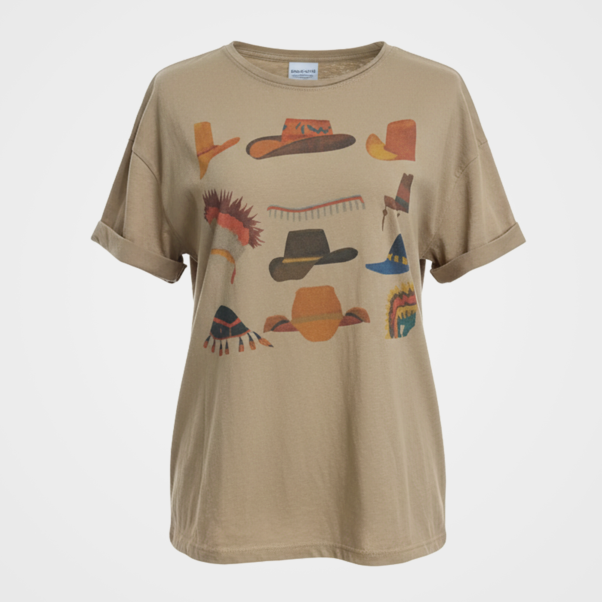 Cowboy Hats Printed Tee