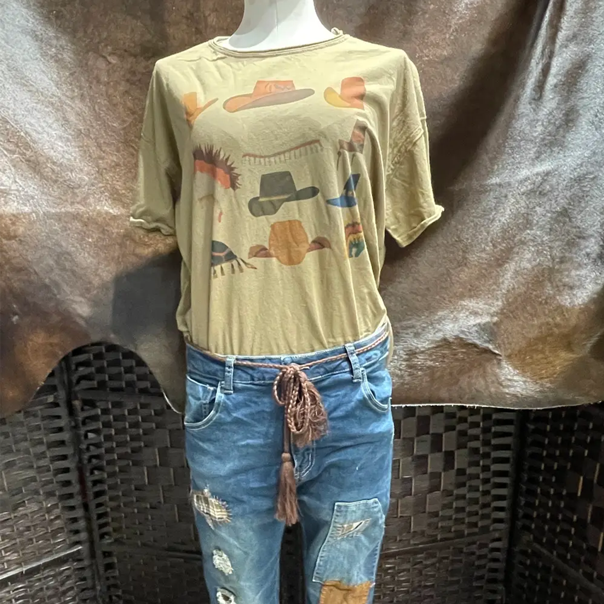 Cowboy Hats Printed Tee