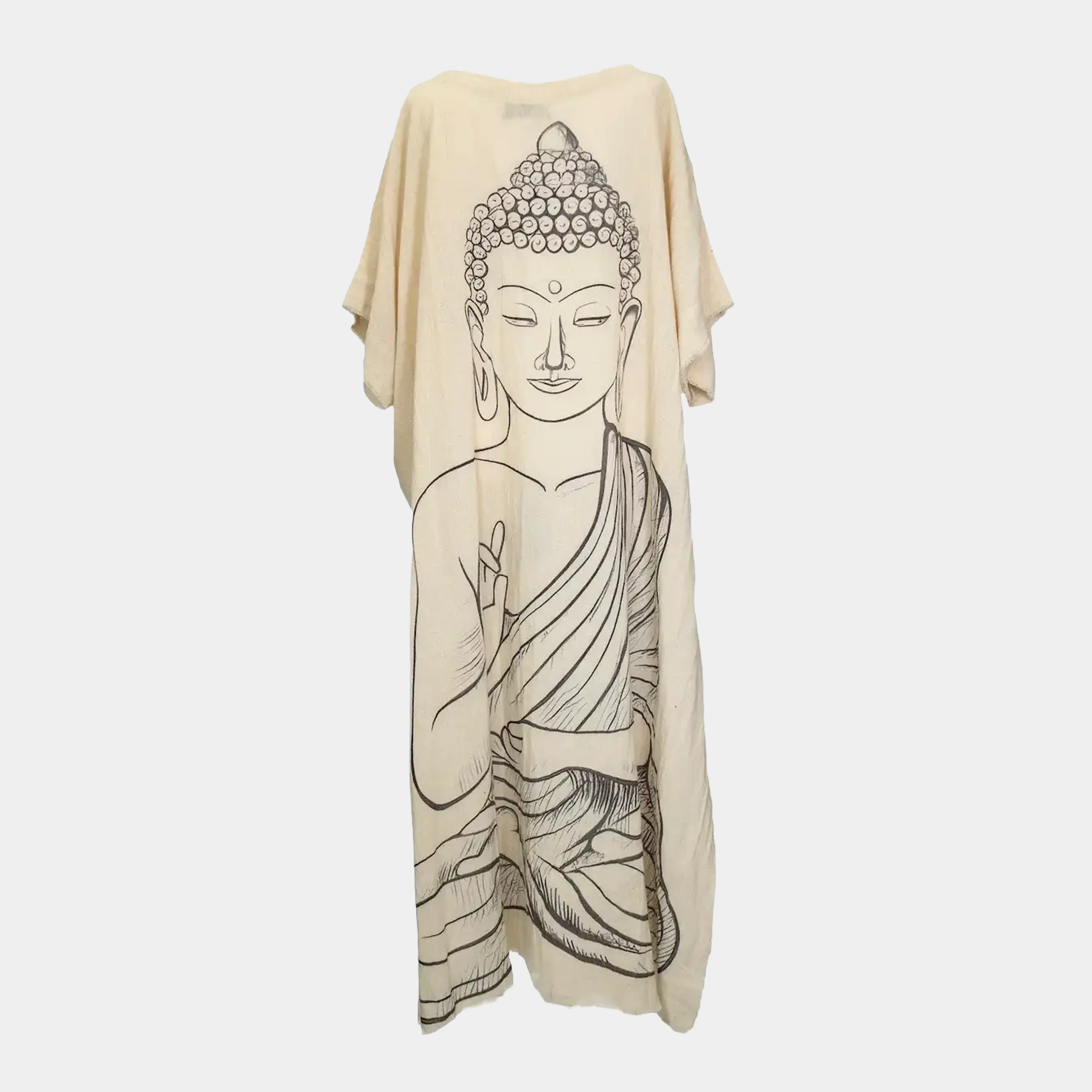 Hi-Lo Tunic with Karma Quote (Front) & Buddha Print (Back)