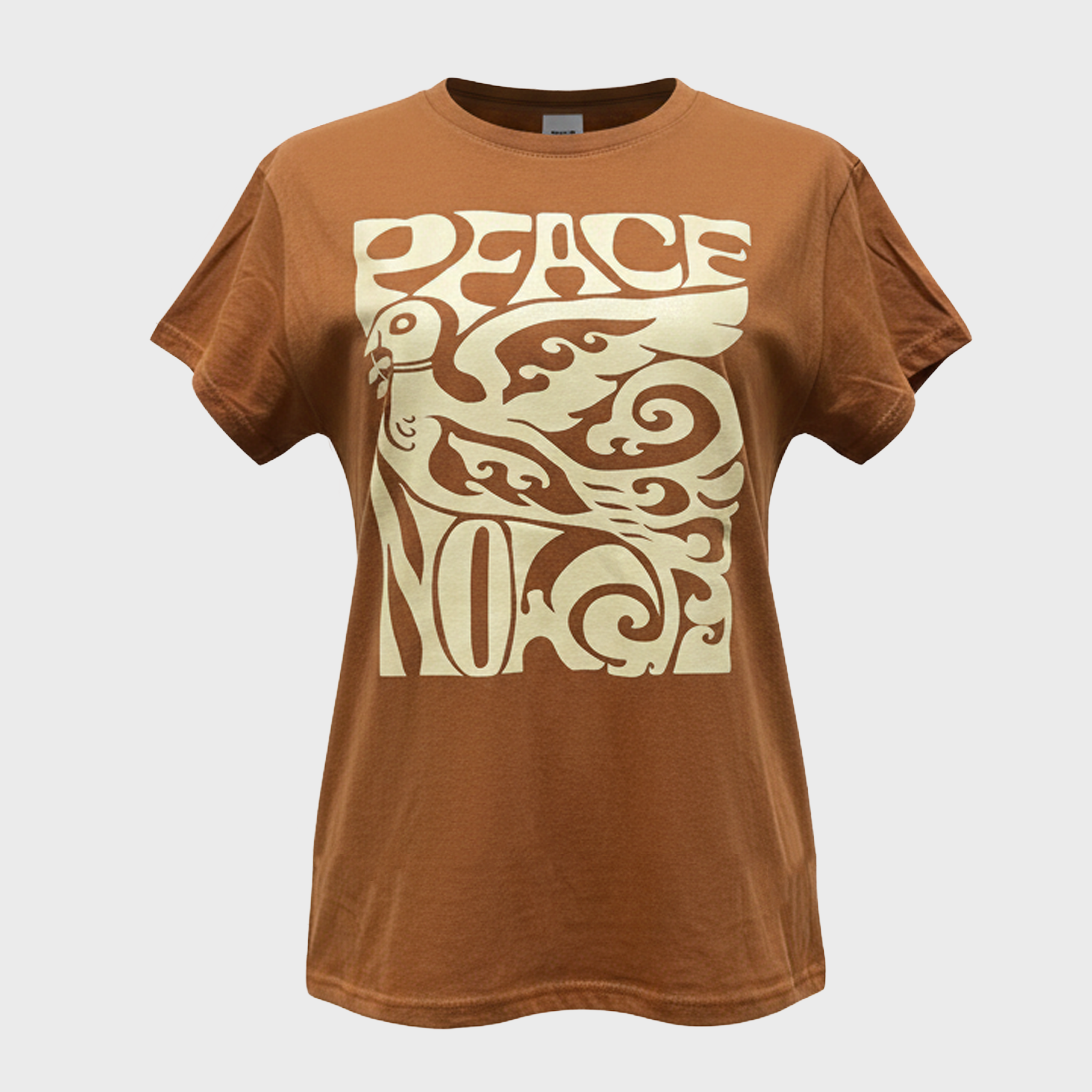 'Peace Now' Tee with Cap Sleeve