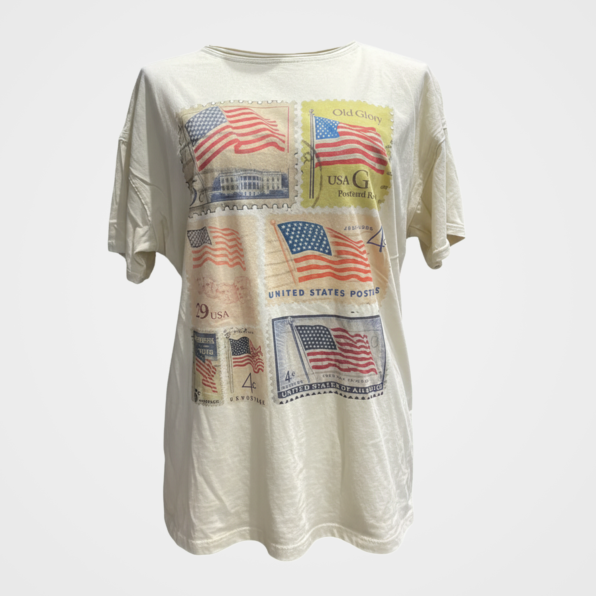 USA Vintage Postage Stamps Tee