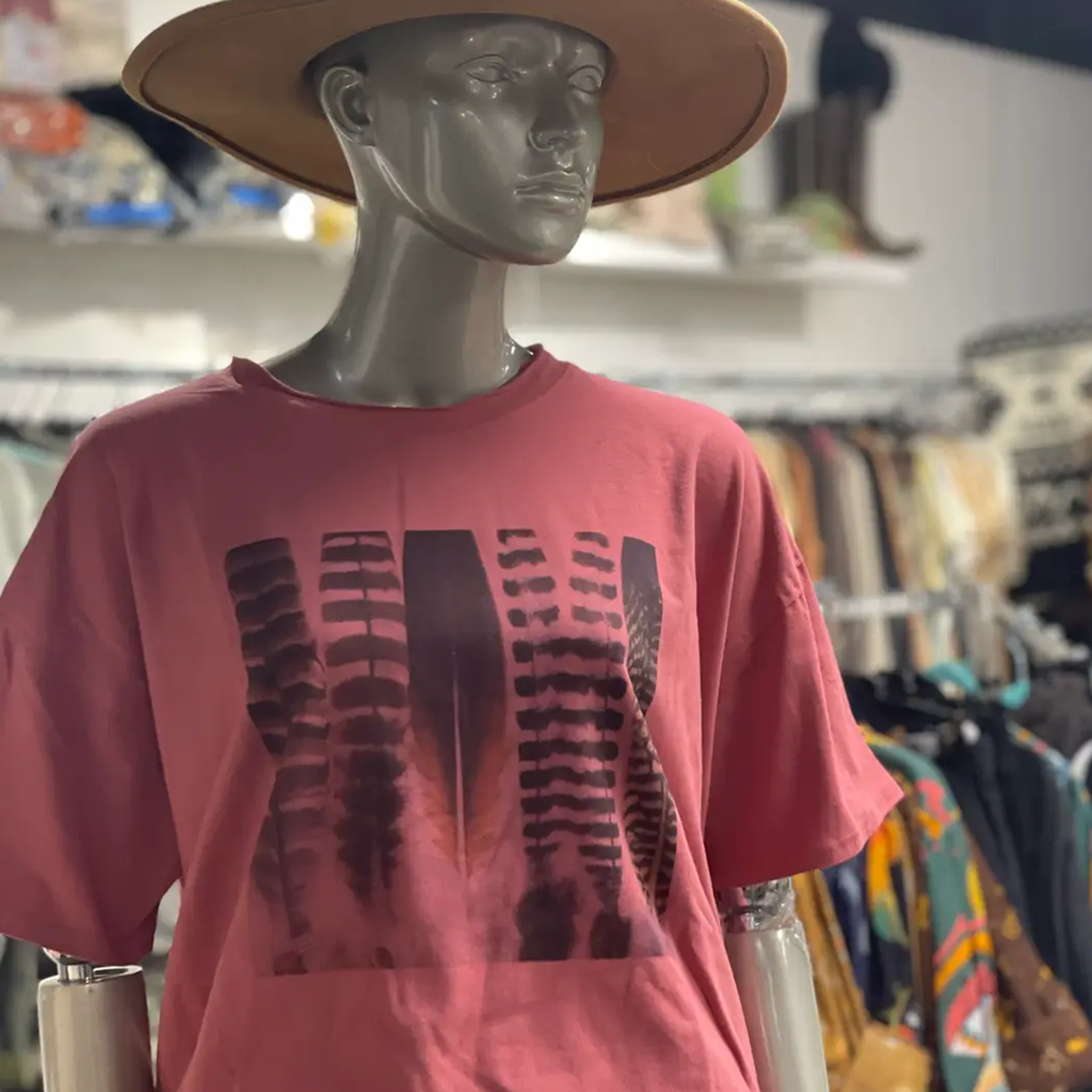 Vertical Feathers Tee